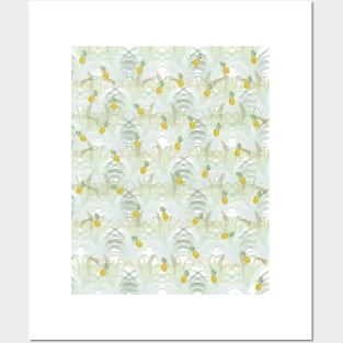 pineapple aloha Posters and Art